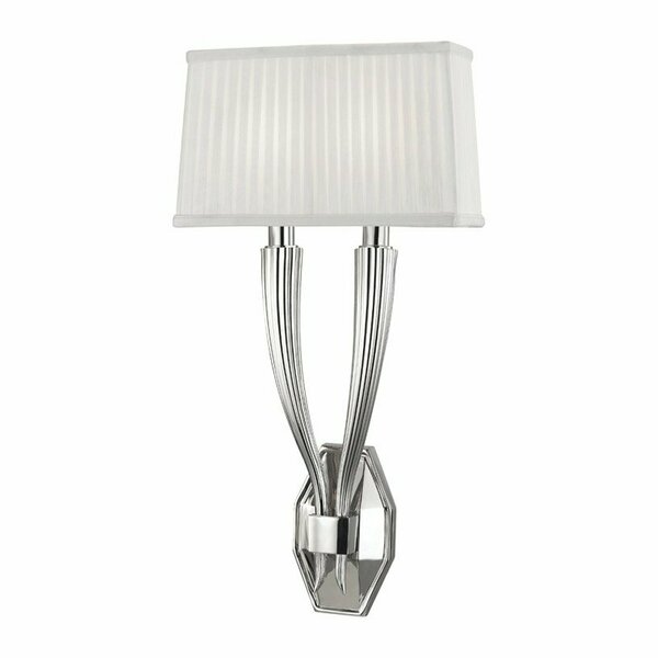 Hudson Valley Erie 2 Light Wall Sconce 3862-PN